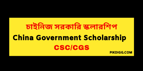 Chinese Government Scholarship (CSC)